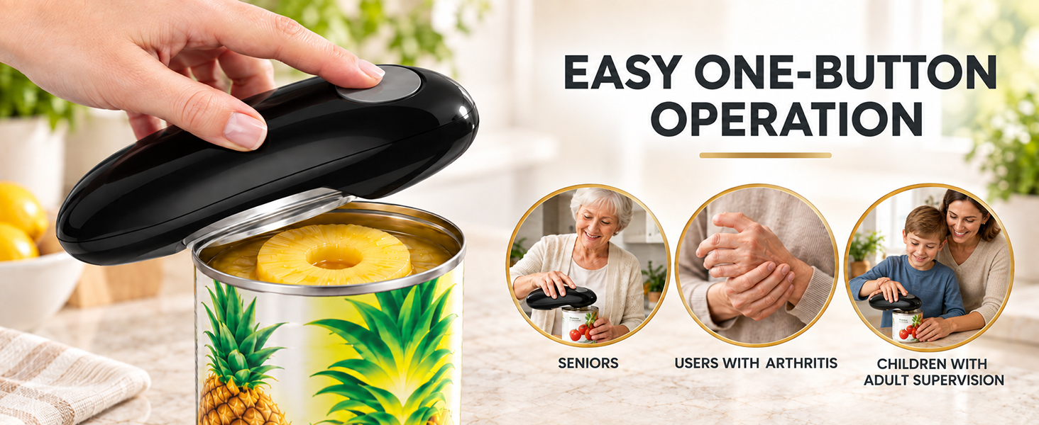 Arthritis-friendly; suitable for individuals with hand injuries.