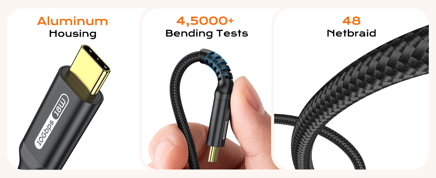 Premium Braided Aluminum Cable-No More Breaking
