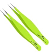 Super Sharp Pointed Tweezers Precision Best Splinter Tweezers Pointed Tip Thin Needle,Ingrown Hai...