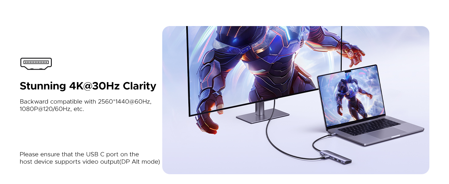 usb-c hub multiport adapter sd tf card reader 100W pd samsung galaxy S23 ultra mac mini 2023