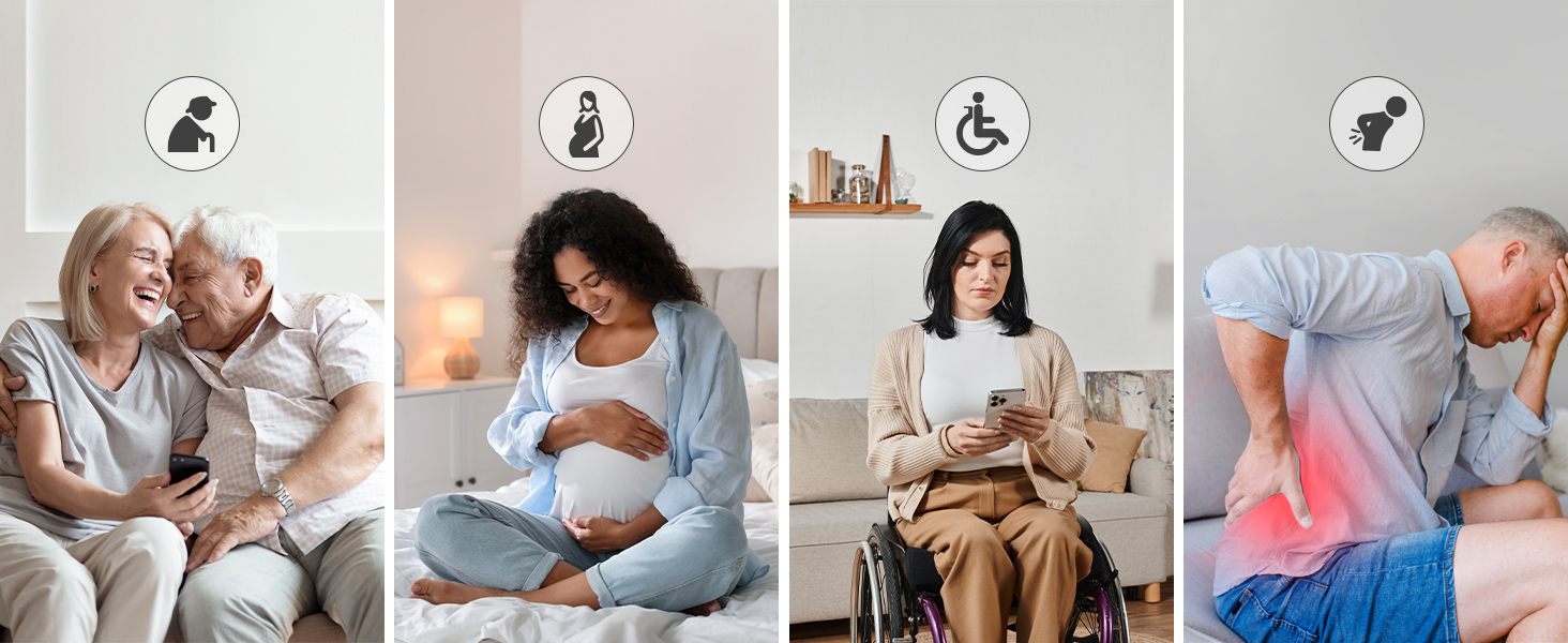 wireless switch can function as a portable remote for the elderly or those with mobility challenges