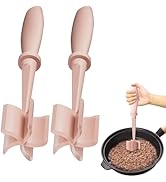 2 Pack Upgrade Meat Chopper, Heat Resistant Meat Masher for Hamburger Meat, Ground Beef Smasher, ...