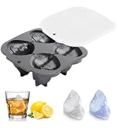Shark Gifts,Shark 3D Large Silicone Ice Cube Molds for Whiskey,Cocktails,Wine,Juice and Bourbon,C...