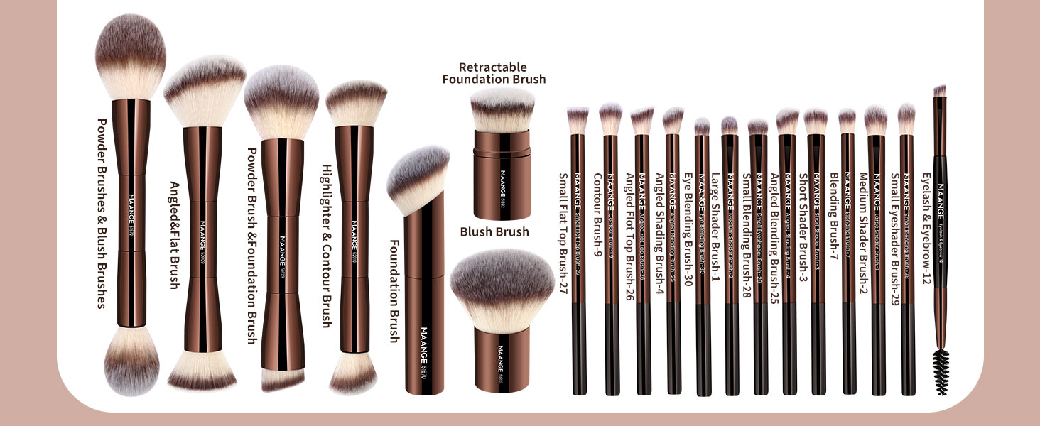 makeup brushes