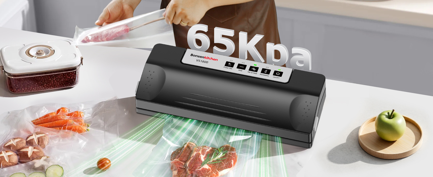 Bonsenkitchen Vacuum Sealer Machine