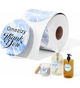 Omezizy 500PCS 2 Inch Circle Thermal Labels, Waterproof Thermal Sticker Labels for DIY Logo Desig...