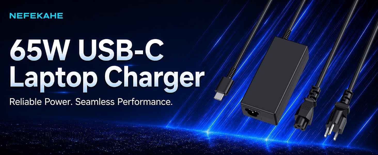 65W USB-C Laptop Charger