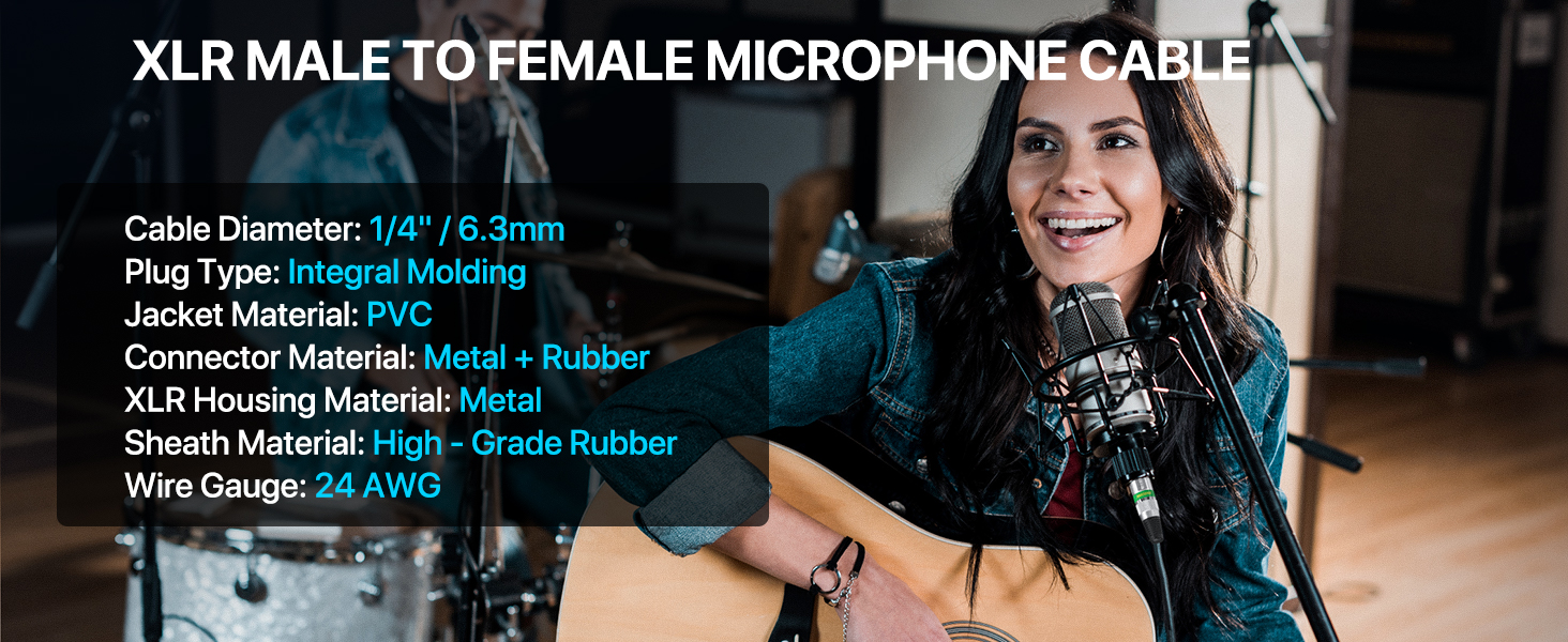 a woman playing guitar in a recording studio