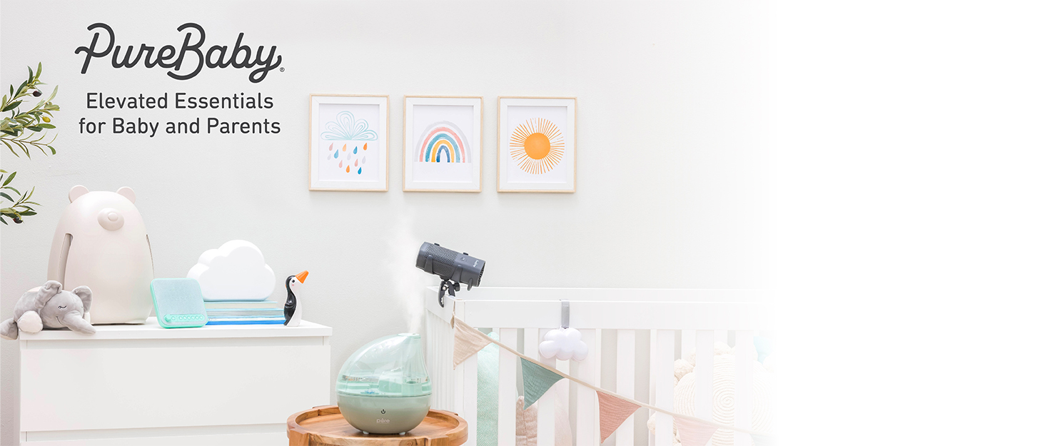 purebaby elevated essentials for baby and parents kids children health wellness air humidity sounds
