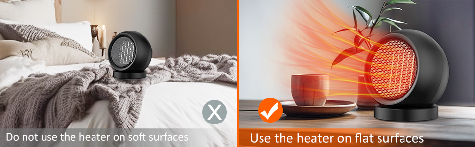 Desk heater