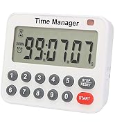 AIMILAR Digital Kitchen Timer - Magnetic Count Up Down Direct Entry Cooking Timer with Loud Alarm...