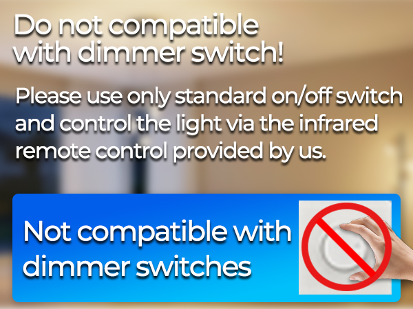 Not for Dimmers
