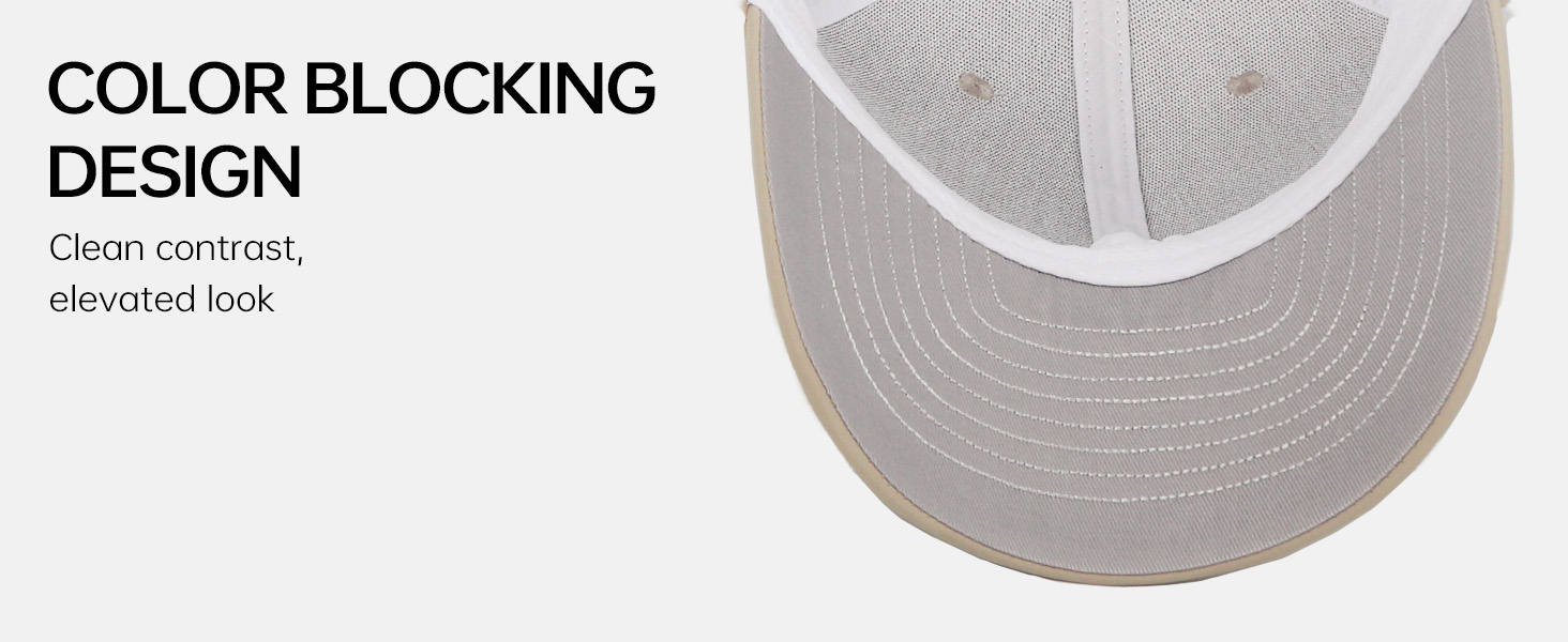 pre-curved brim cap