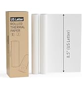 FungLam 2 Rolls US Letter Thermal Printer Paper 8.5