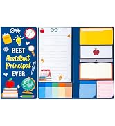 Xqumoi Best Assistant Principal Ever Sticky Notes Set - School Assistant Principal Self-Stick Not...