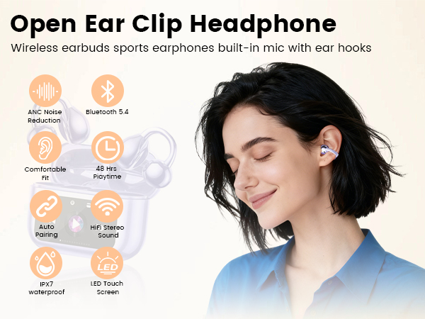 clip on headphones