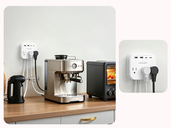 Ideal for projectors, ovens, toasters, laptops, printers, tablets, cell phones