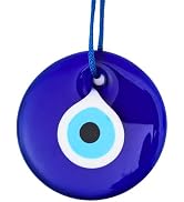 Candymosa 3.5" Turkish Evil Eye Decor Ornament - Evil Eye Wall Hanging - Home Protection Charm Ev...