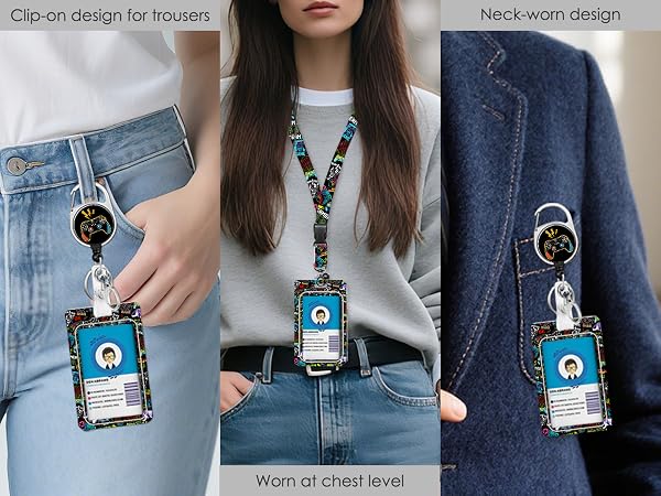 Gamepad Badge Holder