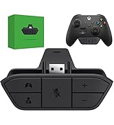 Stereo Headset Adapter, AOJAKI Xbox Controller Adapter Xbox Mic Adapter for Xbox One/ One S/X/ El...