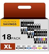 NEXTPAGE 280 281 Ink Cartridges Replacement for PGI-280XXL CLI-281XXL PGI 280XXL 281XXL 280 XXL I...