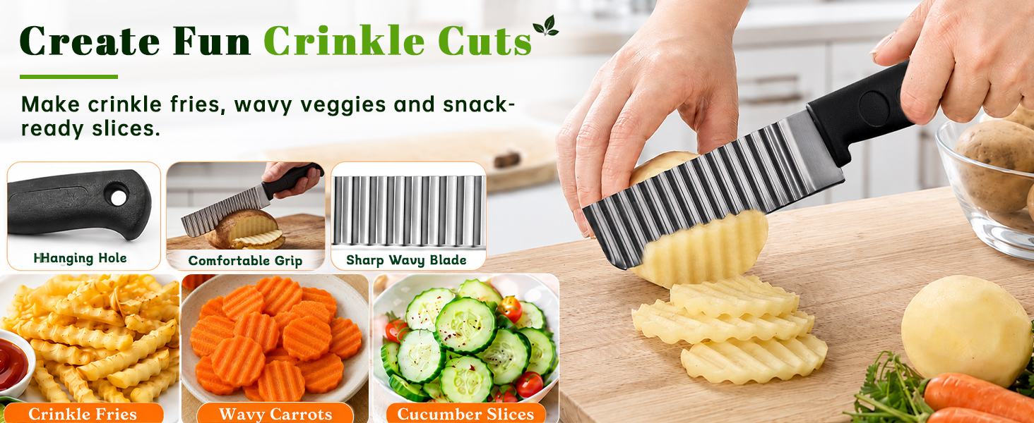 Onion Holder for Slicing & Crinkle Cutter