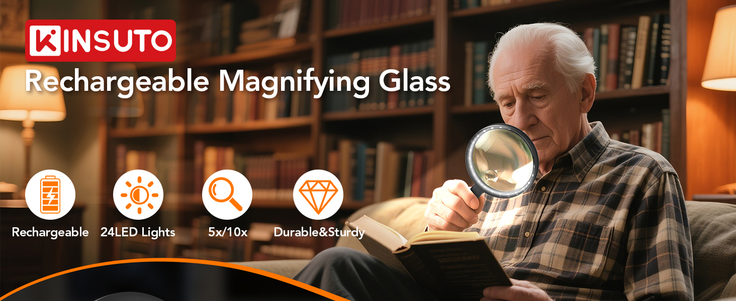 handheld magnifying glass