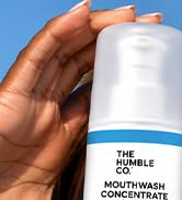 The Humble Co. Mouthwash Concentrate for Bad Breath - Peppermint | Fluoride Free, Travel Size, Fr...