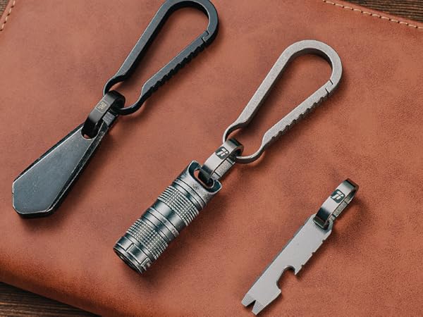 Titanium key chain