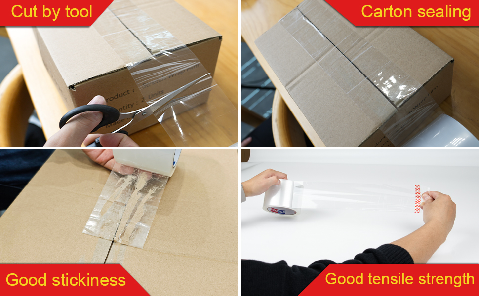 wide transparent tape