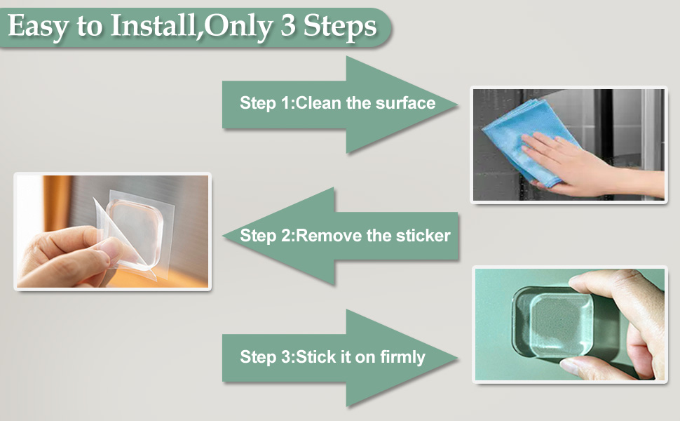 Door Stopper Clear Rubber Door Stops Wall Protector, Transparent Self Adhesive Door Handle