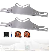 RULLINE 2PS Toe Alignment Tool with Digital Angle Finder, Wheel Alignment Plates Automotive Kit f...