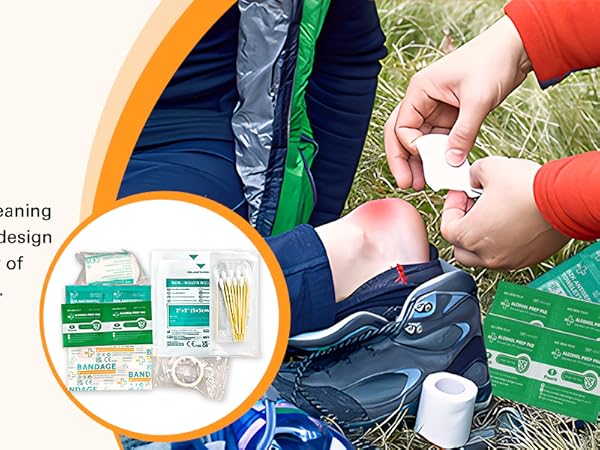 cleaning and wound dressing