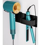 Hair Dryer Holder Wall Mounted, Stainless Steel Blow Dryer Holder for Bathroom, Hair Dryer and St...