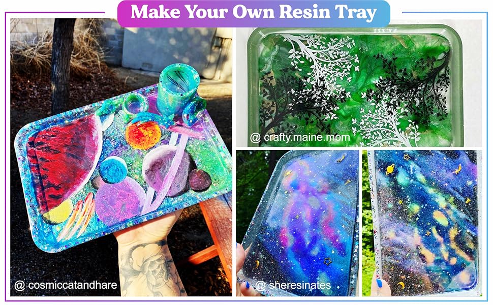 resin tray made by customers, rolling tray, resin tray, serving tray