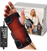sticro Hand Heating Pad for Carpal Tunnel Relief, Heated Wrist Brace Wrap for Arthritis, Carpeltu...