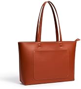 Fancy Forest Faux Leather Tote Bag for Women – Vegan Leather Shoulder Purse with Zipper for Work,...