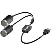 Moqidong USB to Cigarette Lighter Adapter 12V: 30W QC3.0 USB A Male to Double 12V Adapter 2.5A Fe...