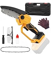 Mini Chainsaw Compatible with Dewalt 20V MAX Battery(No Battery)8" Brushless Cordless Pruning Cha...