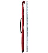 GEOLENI Aluminum Grade Rod - 8ths, With Carrying Case and Rod leve (14 Foot)