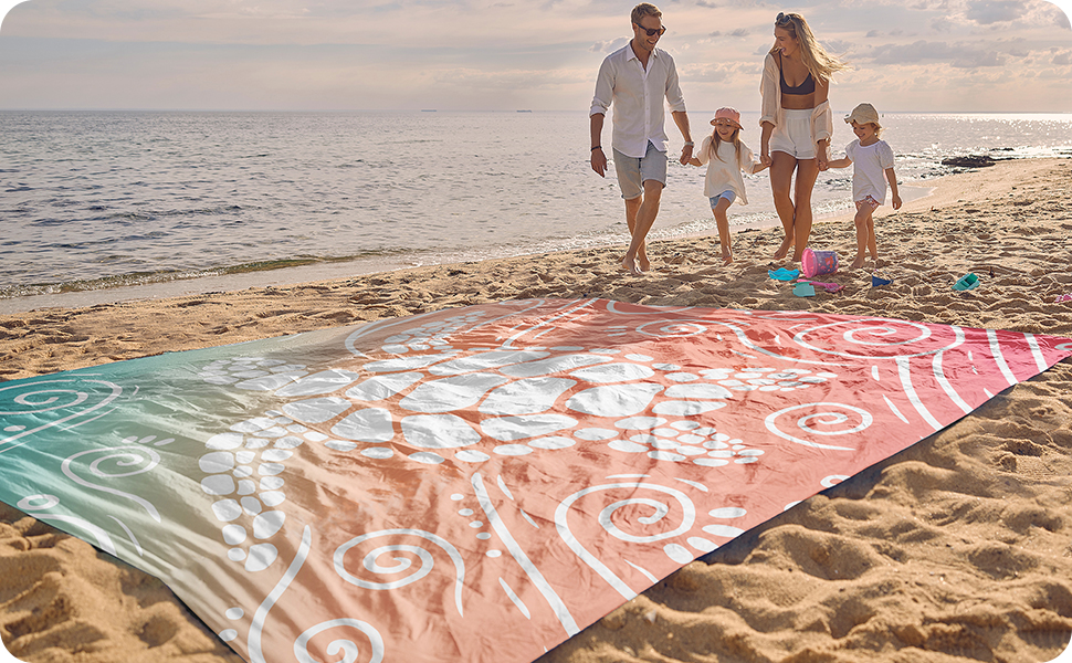 Beach Blanket Waterproof Sandproof