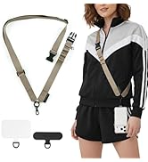 Golifyne 25mm Crossbody Cell Phone Lanyard (Glamour Gold)