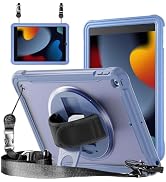 ZenRich New Slim Hard Case for iPad 9th/8th/7th Generation 10.2'', Rugged Shockproof Drop-Proof K...