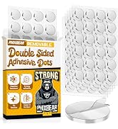 PHIXBEAR Upgraded 360Pcs Double Sided Tape Sticky Dots with Pull Tab, Removable Adhesive Mounting...