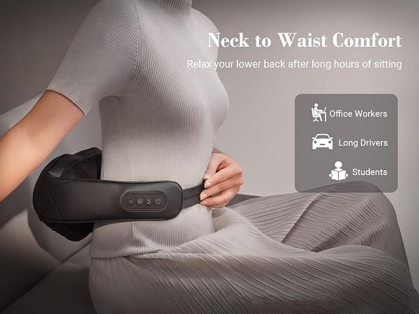 neck to waist comfort