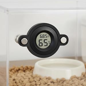 Magnetic Jumping Spider Enclosure Thermometer and Humidity Gauge Temperature and Humidity Monitor