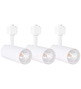 mirrea 16.5W Dimmable LED Track Lighting Heads Compatible with Single Circuit H Type Rail Ceiling...