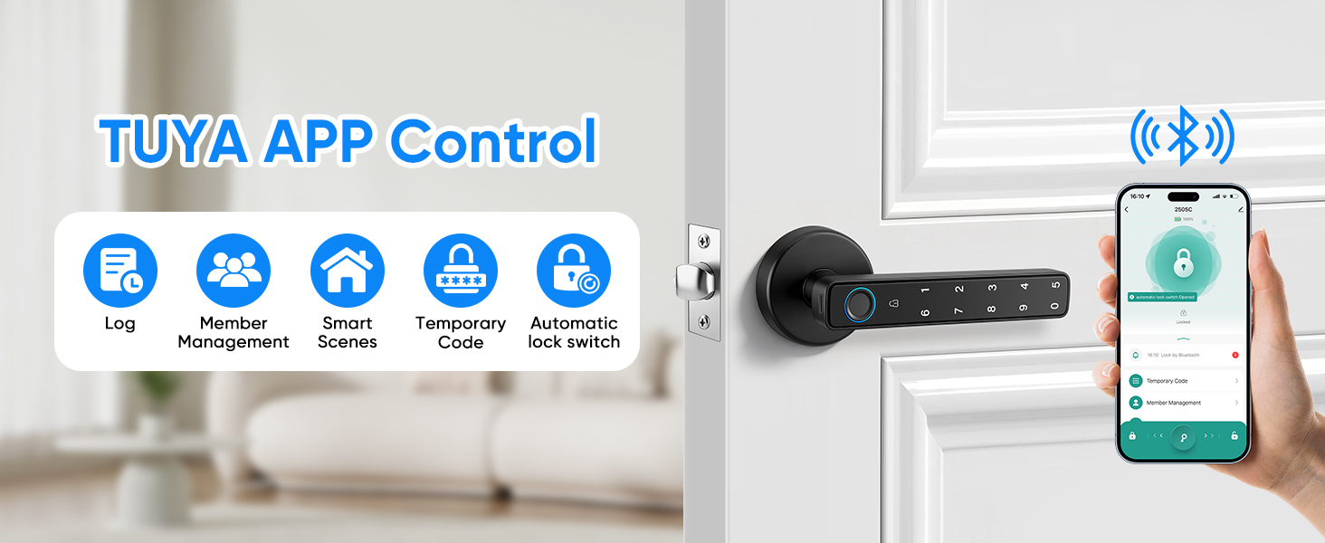 Smart Door Lock with Knob