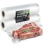 Vacuum Sealer Bags for Food - Seal a Meal Bags Rolls - 8inx20 Rolls 2 Pack - XinBaoLong Commercia...