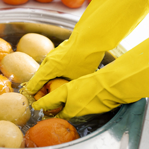 Dish gloves medium